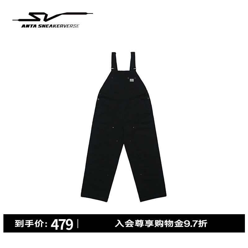 安踏SV丨工装背带裤夏季潮流百搭宽松休闲裤女连体衣1626112