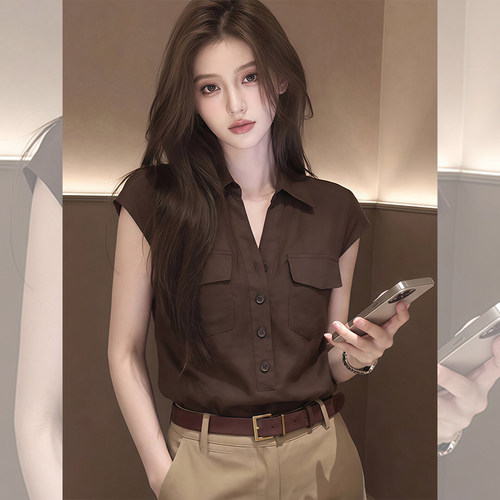 【包运费险】翻领小飞袖衬衫女