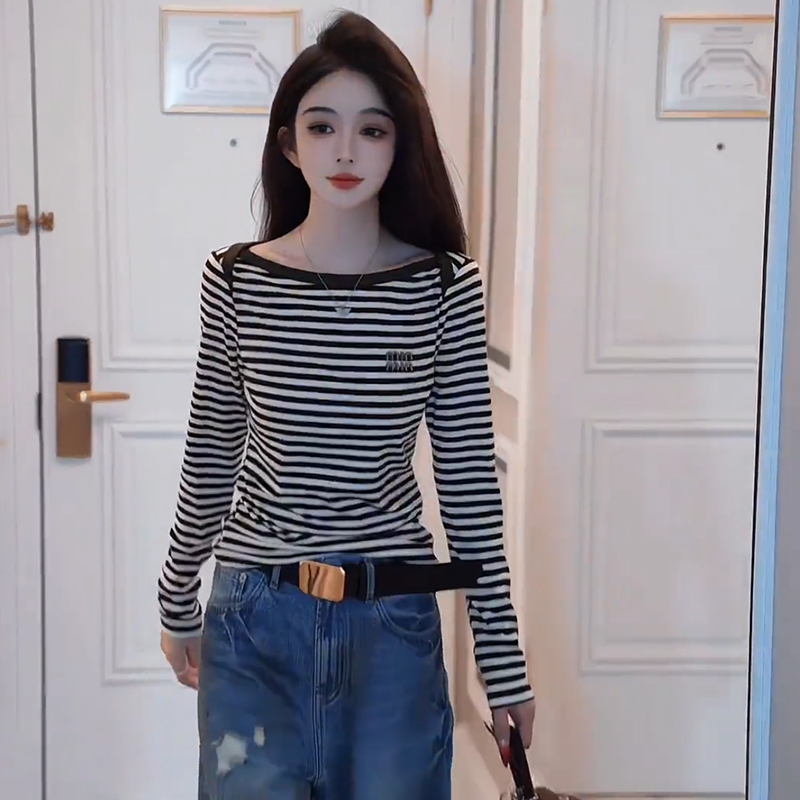 【赠送运费险】修身显瘦长袖t恤