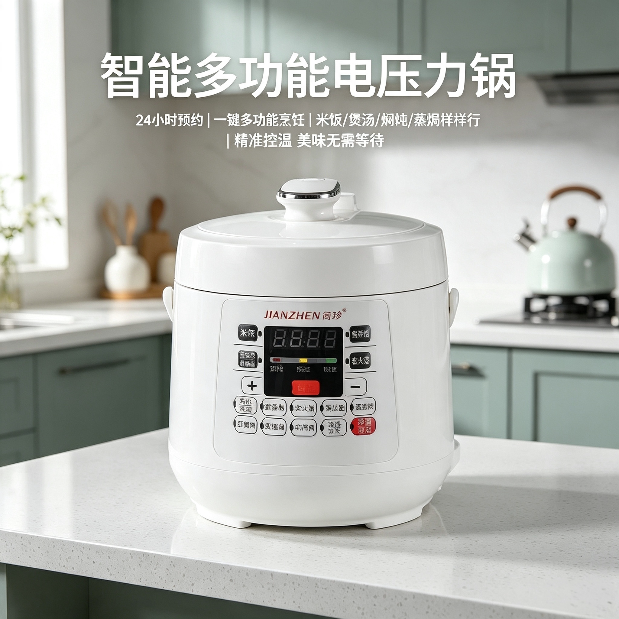 简珍五常大米多功能智能电压力锅