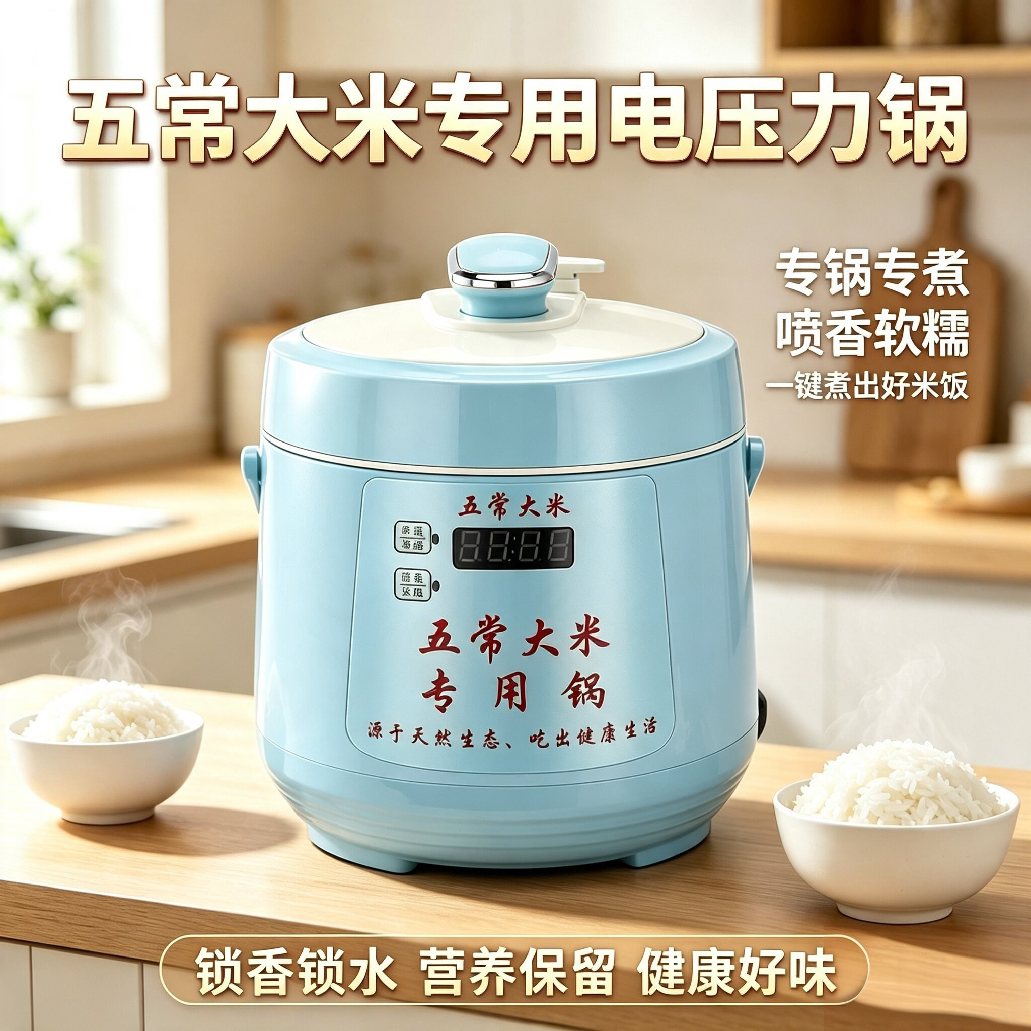 五常大米专用电压力锅2.5L电饭锅