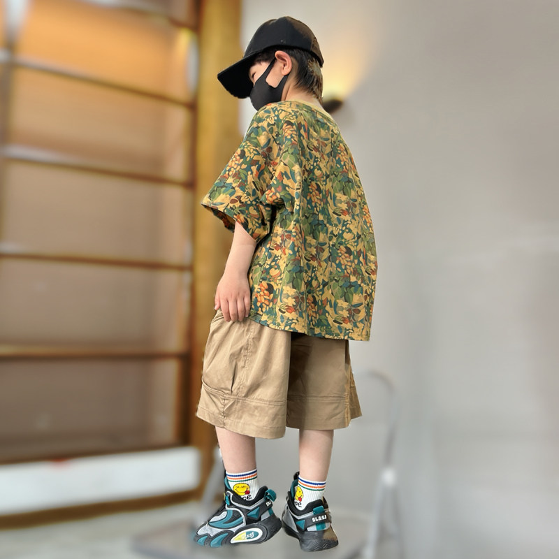 童装男童套装夏装2026新款男孩夏季两件套韩版中大童时髦牌潮衣服