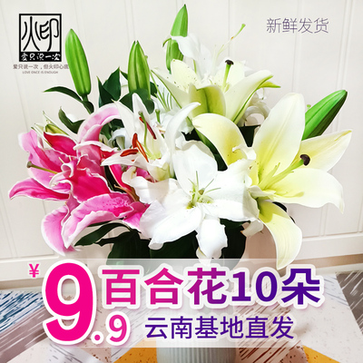 百合鲜花云南昆明基地直发