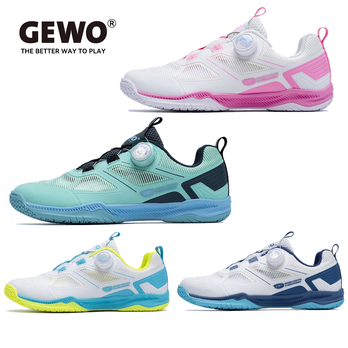 2025年新款捷沃专业乒乓球鞋伽马专比赛训练专用运动鞋男女款防滑