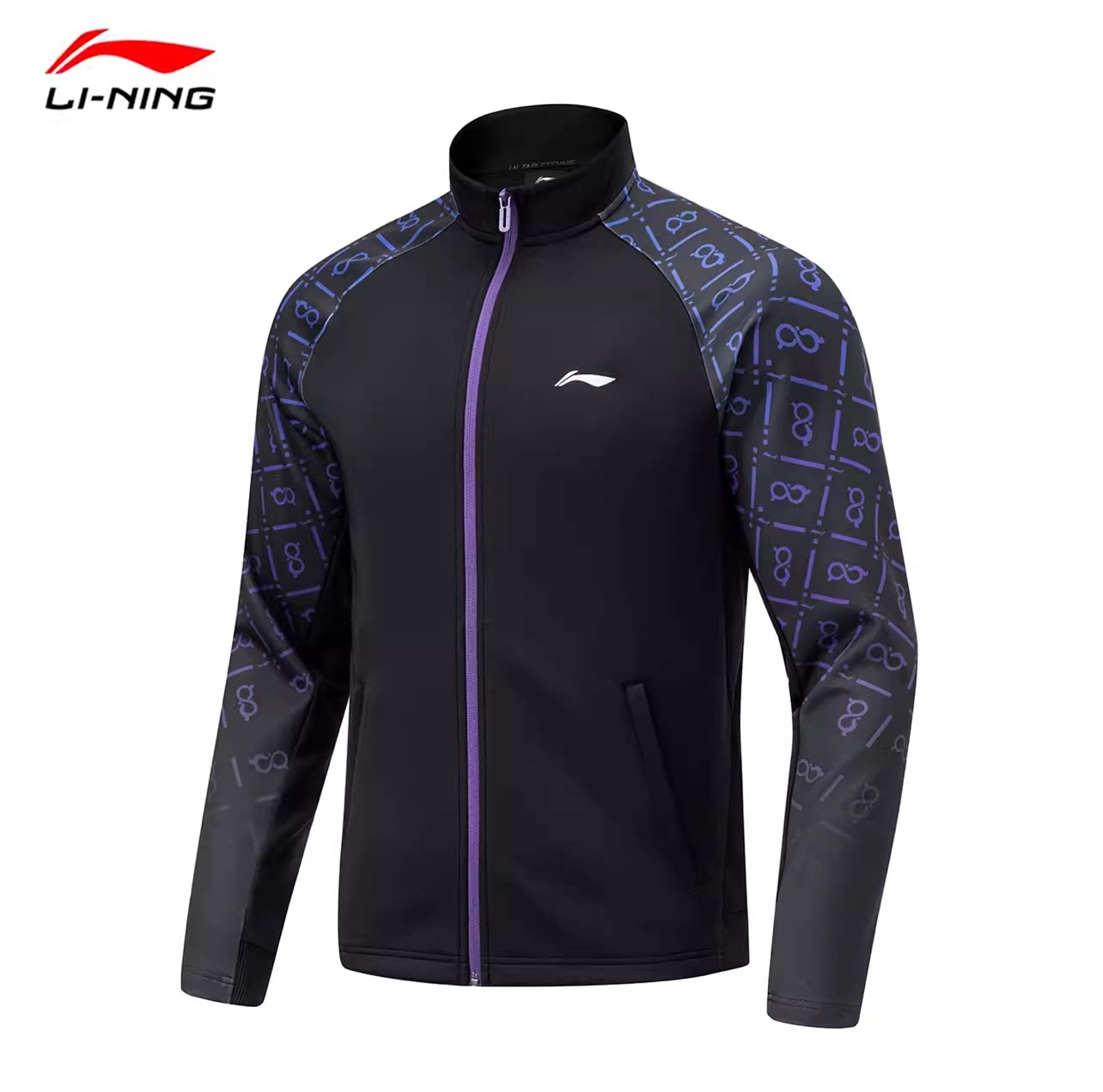 荣耀李宁2024新款开衫无帽卫衣长袖上衣修身塑型乒乓球服AWDU369