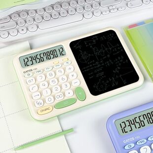 2026新款计算器语音儿童带手写板小学生专用迷你计算器高颜值可爱