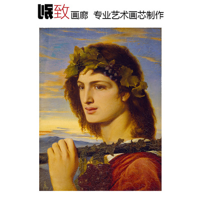 酒神英国人物油画欧式装饰画芯