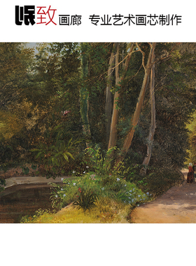 別墅小徑 Tommaso Riolo意大利风景油画欧式客厅玄关餐厅装饰画芯