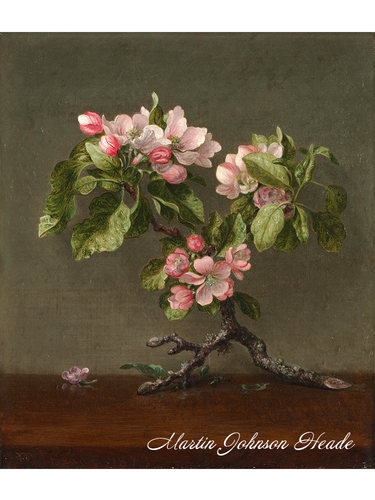 苹果花美国风景油画装饰画芯