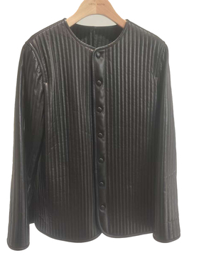 【言姐好物】秋冬新款翻领皮毛一体时尚H24-167