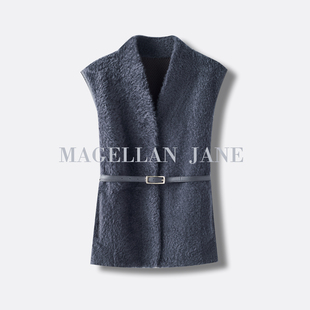 25155 036 法国阿尔卑斯山脉鼎级天然拉贡皮毛一体H5