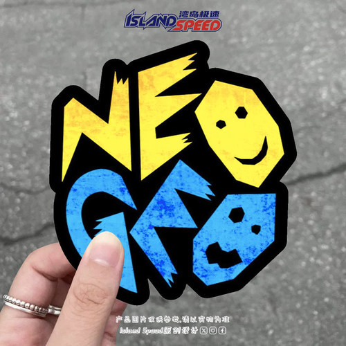 NEON GEAR笑脸汽车贴纸个性创意汽车车身遮盖装饰贴纸