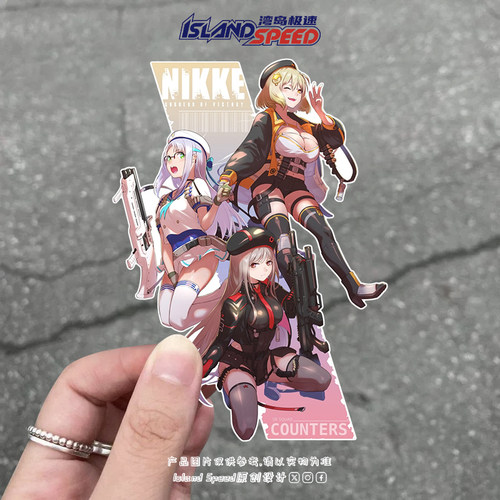 胜利女神：妮姬二次元动漫少女装饰车贴车身个性划痕遮盖贴花