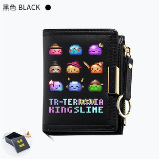 泰拉瑞亚周边游戏礼物 史莱姆Terraria动漫 二次元学生零钱包卡包
