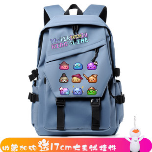 泰拉瑞亚周边 谷子 礼物 史莱姆Terraria 二次元学生双肩背包书包