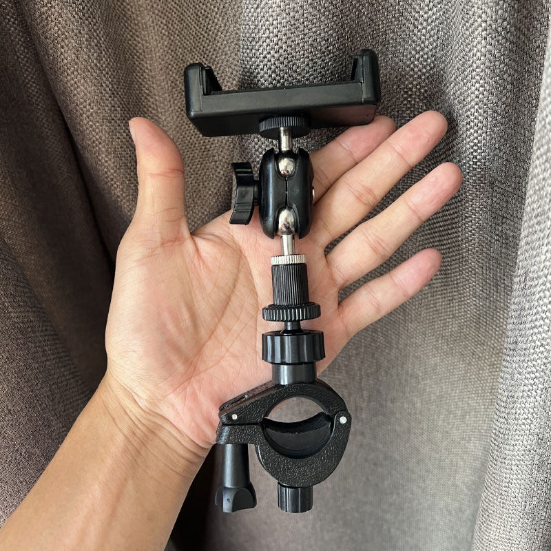 手机直播增位夹手机夹落地架懒人支架夹圆管固定支撑架平板夹通用