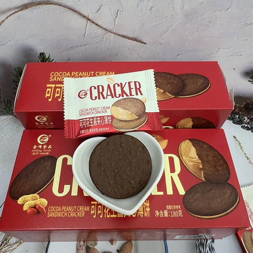金峰可可花生酱夹心薄饼超薄