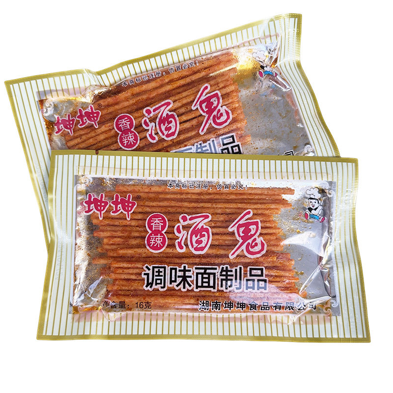 坤坤香辣酒鬼辣条老牌子校园童年小卖部麻辣条8090后怀旧零食休闲
