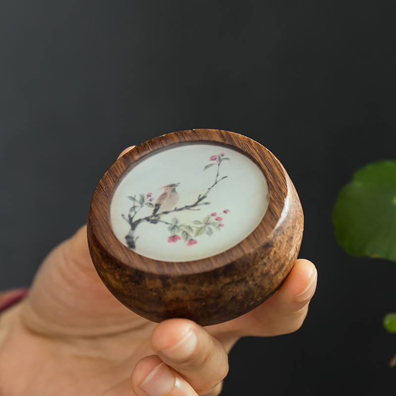 九九茶器复古中式花盖置