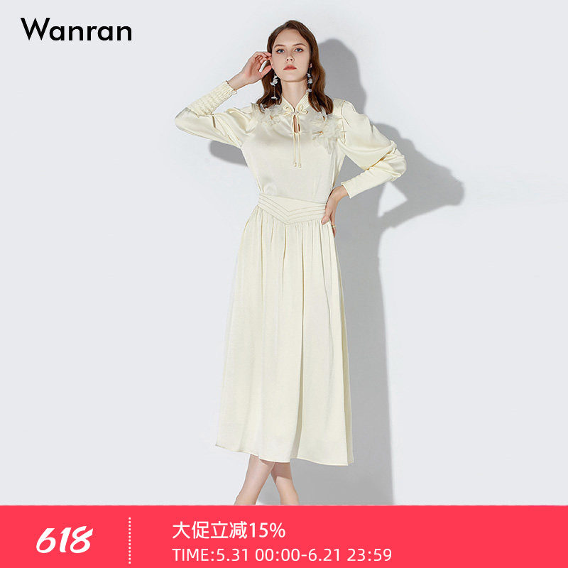 2026春季新款女装新中式时尚宫廷上衣+高腰大摆半裙套装旗袍风