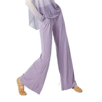 菲梵舞后铜氨丝阔腿裤万年裤