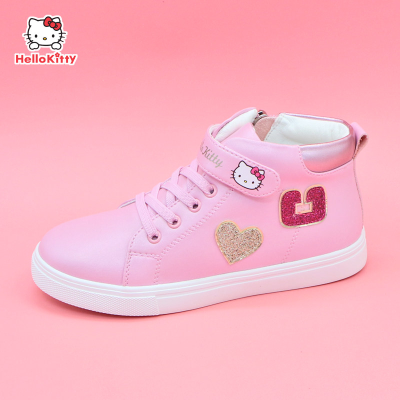 hellokitty女童鞋秋冬款凯蒂猫运动鞋公主休闲高帮板鞋中大童潮在类目 童鞋/婴儿鞋/亲子鞋, 运动鞋中 - 来自Buy2taobao.com提供专业的淘宝代购服务