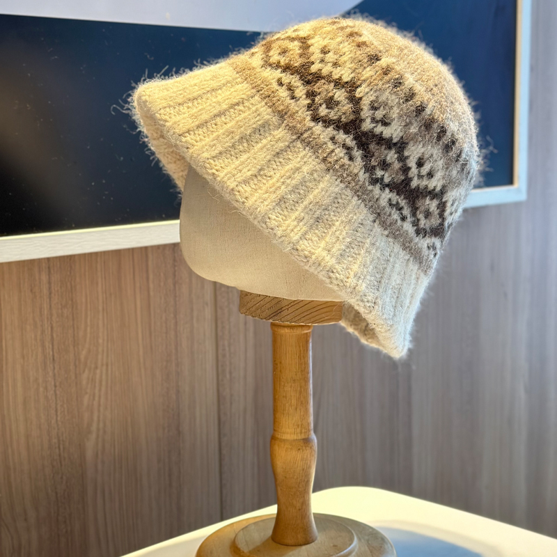 秋冬韩版费尔岛风针织帽