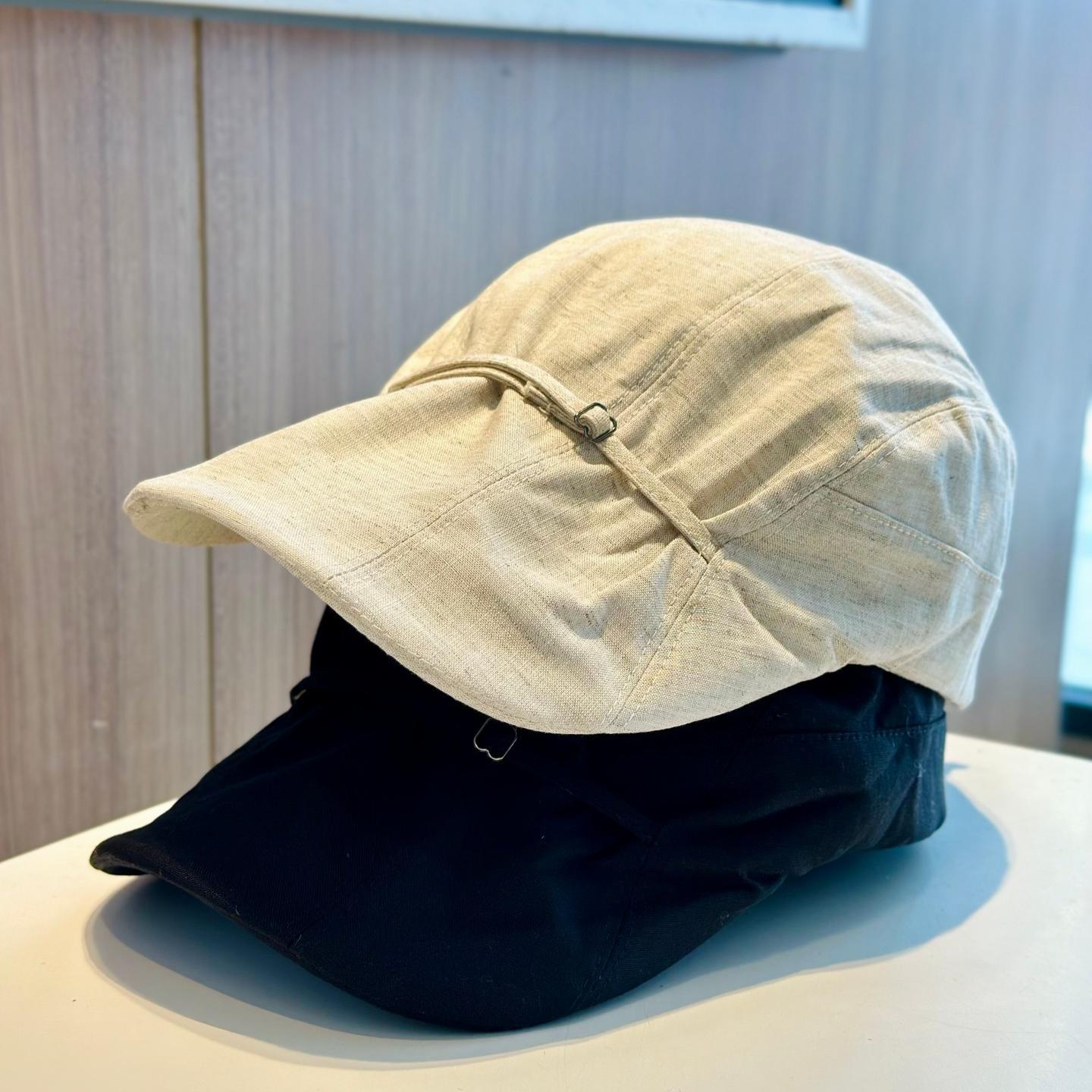 韩系复古显脸小绑带前进帽女秋冬