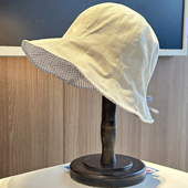 蝴蝶结渔夫帽子女双面戴遮阳帽百搭显脸小简约休闲盆帽2026新款