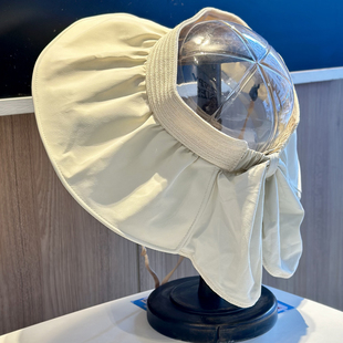 2026新款空顶遮阳帽子女夏季大帽檐防晒帽可卷曲护颈透气遮阳大檐