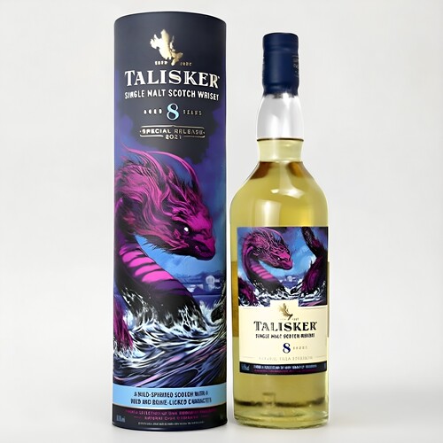 泰斯卡8年Talisker2021sr限定单一麦芽苏格兰威士忌 30年同厂洋酒
