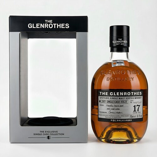 格兰路思17年 Glenrothes2001波本单桶桶强苏格兰威士忌 国行正品