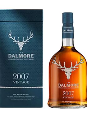英国进口 大摩2007典藏年份系列年苏格兰单一麦芽威士忌700ml洋酒
