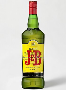 珍宝特选调配苏格兰威士忌1L装英国进口洋酒J&B 国行正品1000ml