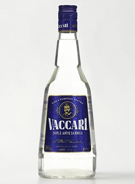 处理货森伯加茴香白开胃酒洋酒原装进口Vaccari Sambuca行货700ml