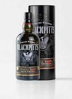 帝霖黑凤凰单一麦芽威士忌爱尔兰重泥煤进口teeling blackpitts