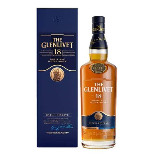 行货 The Glenlivet 格兰威特18年陈酿单一麦芽苏格兰威士忌700ml