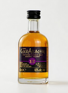 格兰纳里奇12年单一麦芽威士忌 50ml 英国瓶装迷你小酒伴旧版国行
