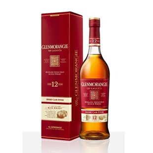 2016年老货 格兰杰12年Glenmorangie 雪莉桶单一麦芽威士忌洋酒
