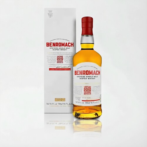 国行 本诺曼克2010桶强单一麦芽苏格兰威士忌洋酒58.5度Benromach