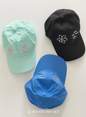 夏季轻薄透气速干棒球帽女韩版深顶显脸小遮阳帽情侣大头围鸭舌帽