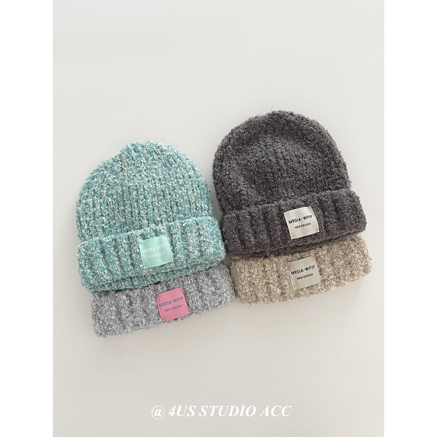 毛线帽女秋冬季大头围包头帽