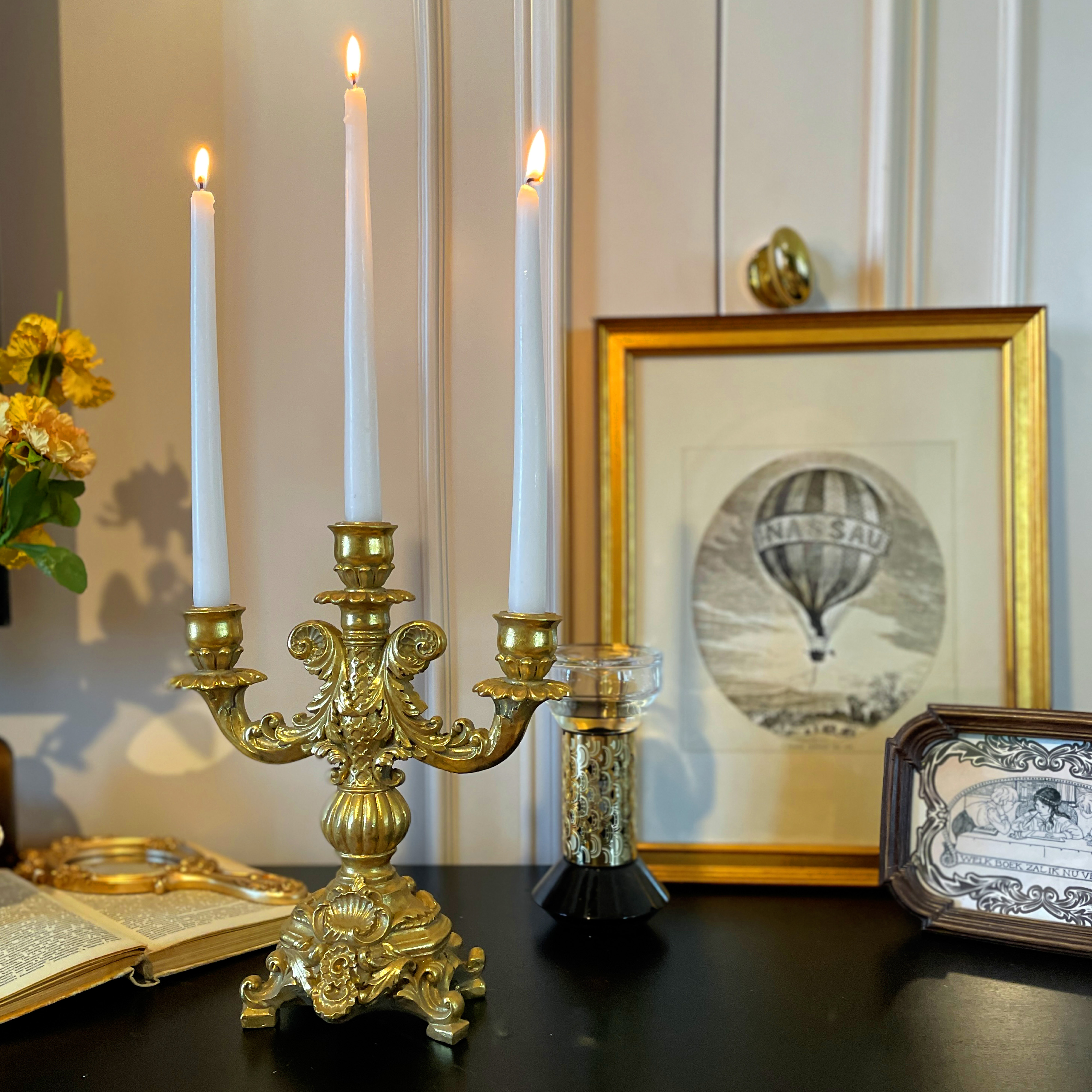 加安加丽法式复古烛台