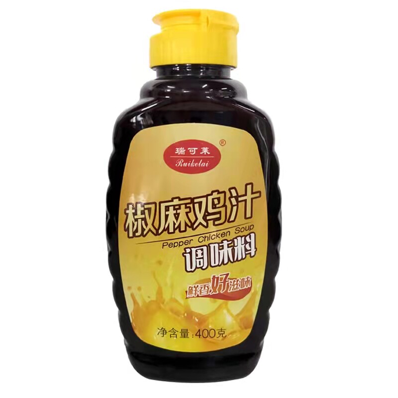 瑞可莱椒麻鸡汁400克手撕鸡椒麻鲜香麻辣香青花椒鸡膏调味料