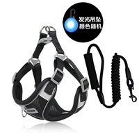 Прохладный черный + 2 метра круглой веревки + светящаяся кулон