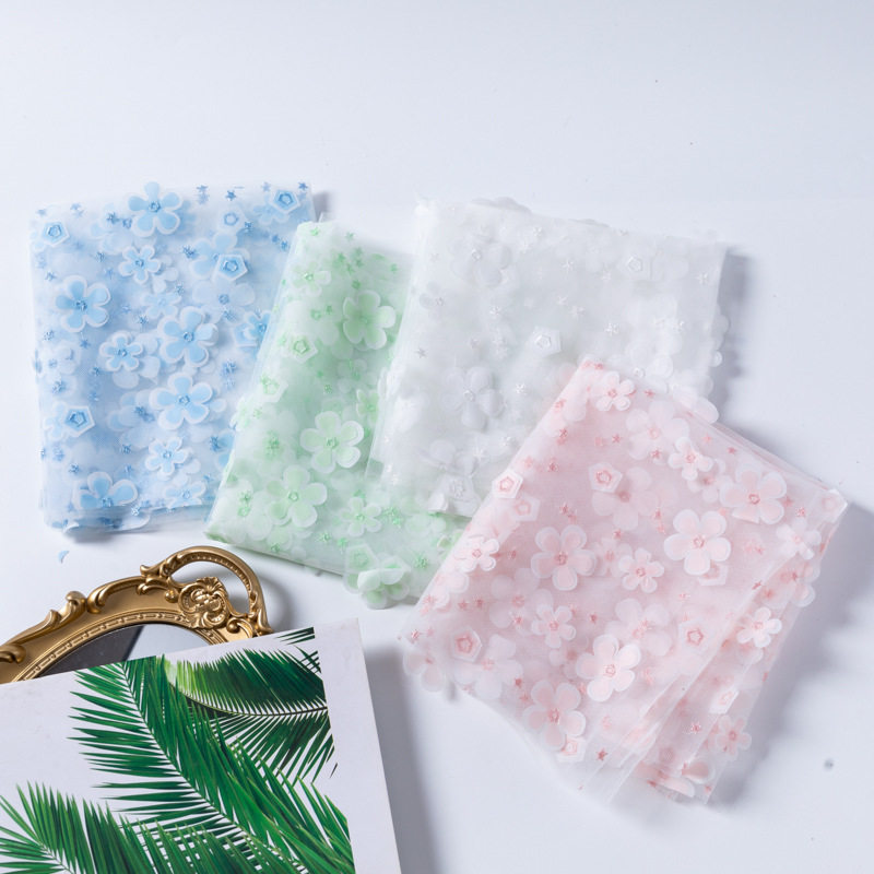 小花朵花艺纱网 立体小花朵刺绣鲜花包装圆形花艺资材包花布花束,鲜花速递/花卉仿真/绿植园艺,花艺包装纸,淘宝优惠券,粉丝福利购,淘宝优惠卷