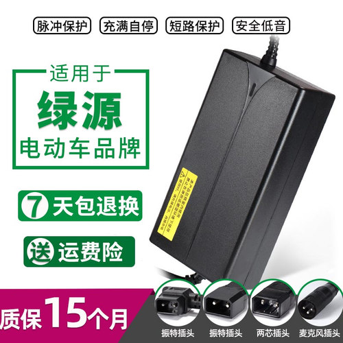 三石锂电充电器绿源适配国标快充