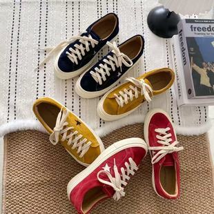 通宝 TOMBOR 2025德训手工女鞋厚底潮流休闲鞋百搭平底增高板鞋