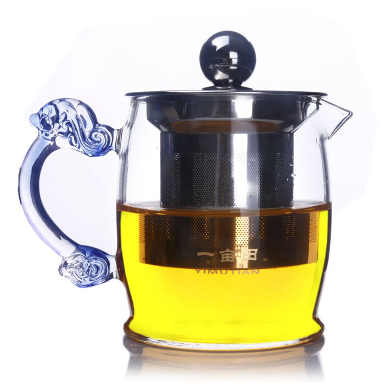 加厚玻璃壶不锈钢手工耐热水杯子