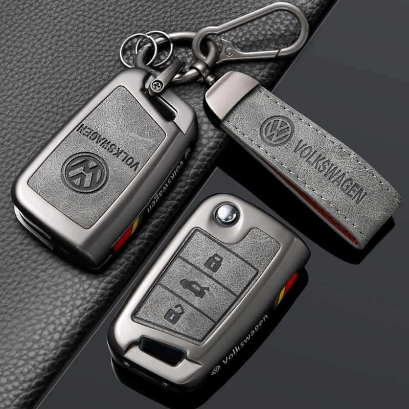 大众高尔夫汽车钥匙套复古风